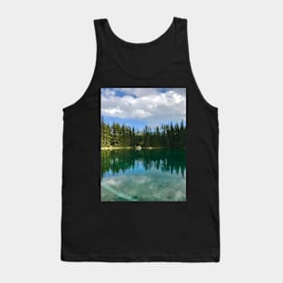 Trees and Reflection in Lake Tank Top